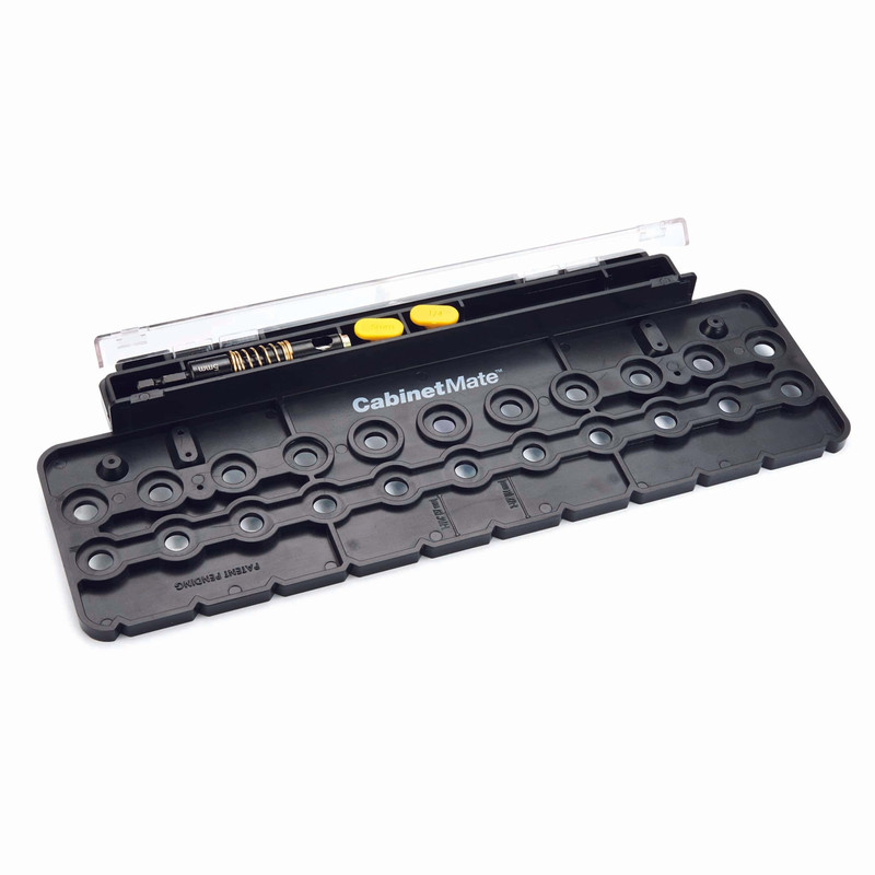 CabinetMate Drilling Template With 1/4" Guided Drill Bit